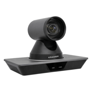 KRAMER K-CAM4K – Cámara PTZ 4K Ultra-HD | Sensor CMOS 1/2.5" 8.51 MP | Resolución 4K@60fps | Zoom Óptico 12x + Digital 16x | Ángulo de Visión Horizontal 71° | Pan ±170° | Tilt ±30° | Salidas HDMI 1.4, 3G-SD