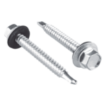 SURTEK SYS-PHR-1434 – Tornillo Autoperforante / Cabeza Hexagonal con Rondana / #14 x 3/4" / Acero Galvanizado / Punta Broca / 100 Piezas