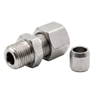 VIKING 125566 – Adaptador para Manguera Piloto de Alta Presión / DN4 (1/16") / Rosca M12 x 1.5 / Sello DKOL 24° / 375 bar (5439 psi) / Acero Galvanizado / cULus / FM Approved