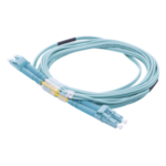 LINKEDPRO BY EPCOM LP-FOM4-LCLC-R03 – Jumper de Fibra Óptica / OM4 50/125 / LC-LC Dúplex / OFNR Riser / 2.0 mm / 3 m (9.84 ft) / Aqua