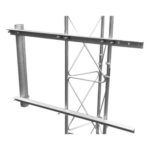 SBL-UNI-2G – Brazo para Torre Arriostrada / Acero ASTM A36 / Ø 3' Cal. 16 / Ángulos 89.5 cm / Galvanizado por Inmersión / Compatibilidad STZ30G/35G/45G