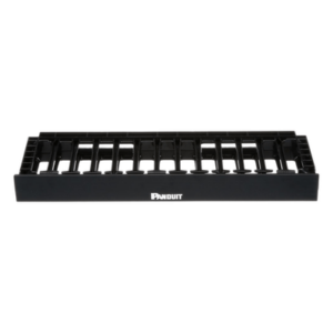 PANDUIT NMF1 – Organizador de Cables Horizontal / Alta Densidad / 1UR / 19in / Frontal Único / ABS