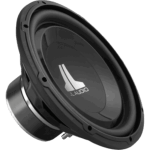 JL AUDIO 10-03207-00 – Subwoofer para Coche / Individual de 12" (304.8 mm) / 4 Ohmios / Potencia RMS 300 W / Sensibilidad 86.1 dB / Cono de Polipropileno Relleno de Minerales / Terminal con Botones / Serie W1v3
