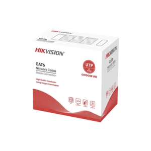 HIKVISION DS-1LN6OUTPE – Bobina de Cable UTP / Cat 6 / 24 AWG / 305 m (1000 ft) / Exterior / 100% Cobre / PoE