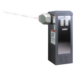DKS DOORKING 1601-480 – Barrera Vehicular / Motor 1/2 HP / Uso Continuo / Brazo hasta 4 m (13.1 ft) / 115 VAC / Configurable Izquierda/Derecha