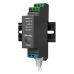 SHELLY SHELLYPRO2 – Relevador Inteligente / 2 Canales / 16A por Canal / Wi-Fi, Bluetooth y Ethernet / Montaje en Riel DIN / Control Local y Remoto