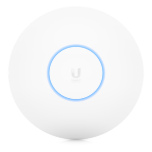 UBIQUITI U6-LR – Punto de Acceso Wi-Fi 6 / 3.0 Gbps / 4x4 MU-MIMO y OFDMA / 5 GHz y 2.4 GHz / IP54 / 300+ Clientes Simultáneos