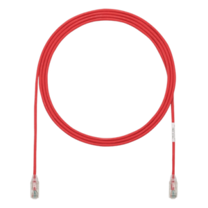 PANDUIT UTP28SP33RD – Cable de Parcheo Cat6 / UTP 28AWG / Diámetro 3.8 mm / 10.06 m (33 ft) / Doble Clasificación CM/LSZH / Rojo
