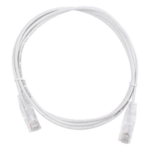 LINKEDPRO BY EPCOM LP-UT6-150-WH28 – Cable de Parcheo Slim UTP Cat6 / 1.5 m (4.92 ft) / 28 AWG / Blanco / Diámetro Reducido