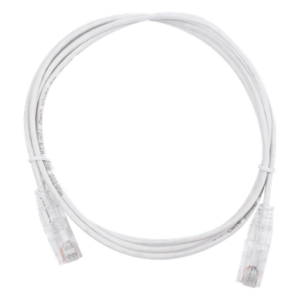 LINKEDPRO BY EPCOM LP-UT6-150-WH28 – Cable de Parcheo Slim UTP Cat6 / 1.5 m (4.92 ft) / 28 AWG / Blanco / Diámetro Reducido