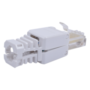 LINKEDPRO BY EPCOM TC5WT – Plug de Campo RJ45 / Cat5e y Cat6 / Sin Herramientas / 1000 VCC / T-568A/B / Policarbonato