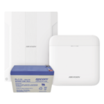 HIKVISION DS-PWA48K/EXP – Kit de Alarma Inalámbrico / 48 Zonas Inalámbricas / Expansión 16 Zonas Cableadas / 433 MHz AES-128 / Batería de Respaldo 7 Ah