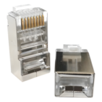 LINKEDPRO BY EPCOM TC5SW – Conector RJ45 / Blindado / Categoría 5E / Chapado en Oro 30µ / Sin Pin a Tierra / T568A/T568B