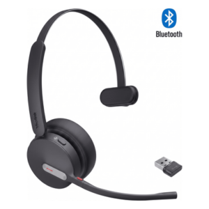 YEALINK BH70-MONO-UC-USB-C/A – Diadema Bluetooth / Cancelación de Ruido con 3 Micrófonos / Bluetooth 5.3 / Alcance 50 m (164 ft) / Batería 35 Horas / UC Multiplataforma