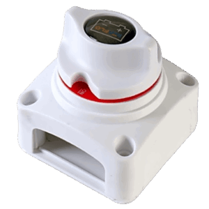 SEAFLO SFCBS-275-201 – Interruptor de Batería / 2 Posiciones / 275A DC Continuo / 1250A DC Arranque / 8-50V DC / Terminales Cobre 10 mm / Montaje Empotrado o Superficial