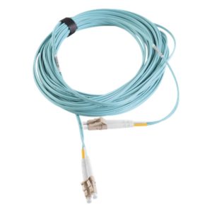 SIEMON FJ2-LCLC5L-15AQ – Jumper de Fibra Óptica / Multimodo OM3 50/125 µm / LC-LC Duplex / OFNR / 15 m (49.21 ft) / Aqua