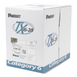 PANDUIT PUD6C2804BU-CE – Cable UTP / Cat 6 / 28 AWG / 305 m (1000 ft) / CM-LSZH / 4 pares / 250 MHz / PoE