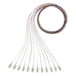PANDUIT NKFPZ1BN1NKM001 – Kit de Pigtails / LC Simplex / Multimodo OM4 50/125 / 900μm Tight-Buffered / 1 Metro (3.28 Pies) / 12 Unidades
