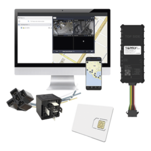TopFlyTech TLW26BLKITCODE – Rastreador GPS Vehicular / 4G LTE Cat-M1/NB-IoT / Bluetooth 5.0 / GPS+GLONASS+Galileo+Beidou / -30°C a +80°C (-22°F a +176°F) / 7V a 60VDC