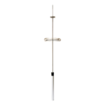 LINKEDPRO BY EPCOM LP-DIPOLO-ALU – Pararrayos Dipolo Corona / Aluminio / Radio Protección 72° / 1.7 m (5.6 ft) / Efecto Ionización