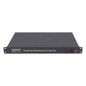 EPCOM POWERLINE RK-12DC-20A – Fuente de Alimentación Rack 19" / 16 Puertos / 12 VDC / 600W / 20A Total / 2.5A por Puerto / Voltaje Regulable con Display
