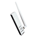 TP-LINK TL-WN722N – Adaptador USB Wi-Fi / 150 Mbps / 2.4 GHz / Antena Desmontable 4 dBi / USB 2.0