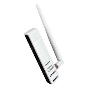 TP-LINK TL-WN722N – Adaptador USB Wi-Fi / 150 Mbps / 2.4 GHz / Antena Desmontable 4 dBi / USB 2.0