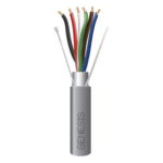 GENESIS 3206-1109 – Cable Multiconductor Blindado Plenum / 6x22 AWG / 305 m (1000 ft) / Clasificación CMP-CL3P-FPLP / Color Gris