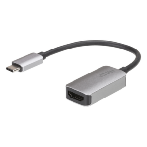 ATEN UC3008A1 – Adaptador USB-C a HDMI / 4096x2160@60Hz / USB 3.2 Gen1 / 6.06 pies / Aluminio
