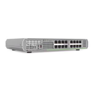 ALLIED TELESIS AT-GS910/16-10 – Switch no administrado / 16 puertos Gigabit / 32 Gbps / 8K MAC / 12W máx / 10.35 x 7.04 x 1.49 in
