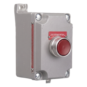 HUBBELL KILLARK HUB-XCS-2B2 – Estación de Control / Pulsador Momentáneo NC / 10 A / 50-60 Hz / Áreas Clasificadas Clase I y II / Conduit 3/4' / -50 a 40 °C