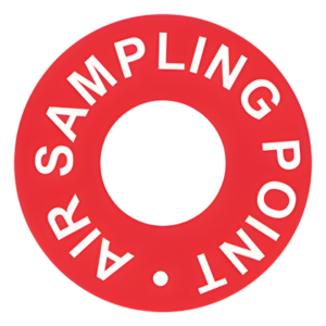 SAFE FIRE DETECTION INC. RP-5218 – Etiqueta de Punto de Muestreo / Tubería de Aspiración / CPVC Resistente al Fuego / UL Certificado / NFPA / 1/2 Pulgada / Paquete 125 Piezas