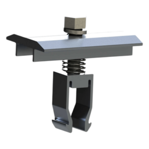 EPCOM POWERLINE EPLMC5NTAL50 – Sujetador intermedio / Aluminio anodizado / Ajuste 25-40 mm / Riel 21 mm / Montaje paneles solares