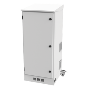 LINKEDPRO BY EPCOM LP-FORTE-16U-BAT – Gabinete de Piso Exterior / Rack 19" 16 U / Ventiladores con Termostato / IP-54 / Espacio para 2 Baterías / 110 VCA / 600 x 1429 x 5 mm