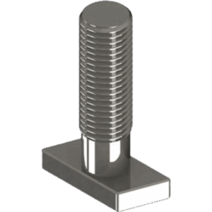 BASEL N00008 – Perno de Montaje Solar / Acero Inoxidable / Rosca M8 / 30 mm / Compatible con N Rail 4.72 y M2 / 12.26 g