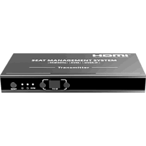 EPCOM TITANIUM TT-MOIP-KVM-TX – Transmisor KVM por IP | 4K@60Hz | 120 m con PoE | Loop-out | Multiview y Videowall | HDMI 2.0 | USB 2.0 | Metálico