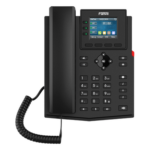 FANVIL X303-2W – Teléfono IP 2 Hilos / 4 Cuentas SIP / Pantalla LCD 2.4 Pulgadas a Color / Conferencia 6 Vías / PoE / Voz HD / EHS