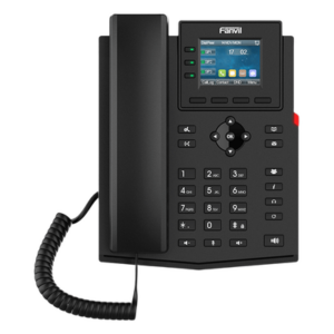 FANVIL X303-2W – Teléfono IP 2 Hilos / 4 Cuentas SIP / Pantalla LCD 2.4 Pulgadas a Color / Conferencia 6 Vías / PoE / Voz HD / EHS