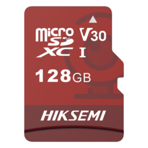 HIKSEMI by HIKVISION HS-TF-E1/128G – Memoria MicroSD / 128 GB / Lectura 95 MB/s / Escritura 50 MB/s / Clase 10 U3 / Grabación 4K / Videovigilancia 24/7