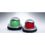 PERKO 0963-DP0-STS – Luces Laterales de Navegación / Visibilidad 1 Milla Náutica / Acero Inoxidable Pulido / 12 Vcd / Set Rojo y Verde / Embarcaciones Hasta 12 m (39.4 ft)