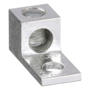 PANDUIT LAMA2-14-C – Conector Mecánico de Aluminio / Un Orificio 1/4" / Un Barril / Cable 14 a 2 AWG / 600 V / 90°C