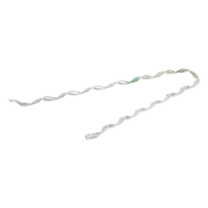 PLP GDE-ADS-030 – Remate Preformado / Acero Galvanizado / Fibra Drop Redonda / Ø3 mm / 196 mm (7.7') / 1200 kg