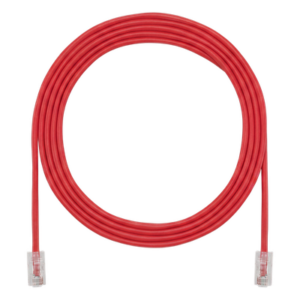 PANDUIT UTP28X22RD – Cable de Parcheo UTP / Cat6A / 24 AWG / CM / 6.71 m (22 ft) / Rojo