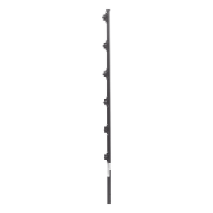 EPCOM INDUSTRIAL SYS-POST-10B – Poste para Cerca Electrificada / Acero Galvanizado Cal. 18 / 1.4 m (4.6 ft) / 6 Aisladores de Paso / Fijación en Concreto / IP Protección Sellada