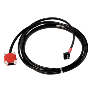 HOCHIKI FN-S187 – Cable Programador / 2.5 m (8.2 ft) / Serial 10-Pin a DB9 / UL 268A / Con Forro Protector