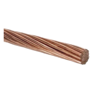 VIAKON A080/100M –  QV74 / Cable  Cobre desnudo / 4 AWG /  Semiduro 7 Hilos / Rollo de 100 m.