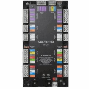 SUPREMA DI24 – Expansor de Control de Acceso / 2 Puertas / 2 Entradas Wiegand / 4 Salidas Relé Tipo C / Escalable hasta 30 Puertas