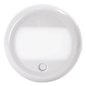 ECCO EW0204 – Luz LED de Cortesía Circular / 750 Lúmenes / Sensor PIR / 12-24 V / IP67 / 5.1' Ancho