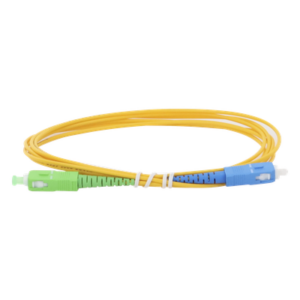 LINKEDPRO BY EPCOM LPSM2SCASCUS2 – Jumper de Fibra Óptica / Monomodo OS2 G.652D / SC/APC-SC/UPC / Simplex / 2m (6.56 ft) / Forro PVC 2mm