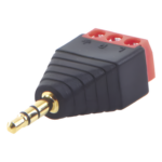 EPCOM PROAUDIO EP-CON35 – Conector de audio / 3.5mm macho estéreo / Terminal de tornillo 3 pines / 28-16 AWG / Compacto